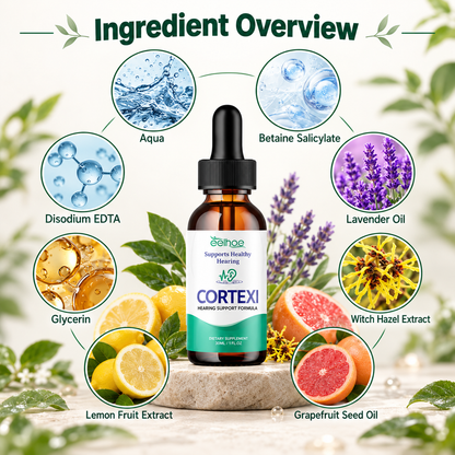 Daily Ear Care Drops ingredient overview
